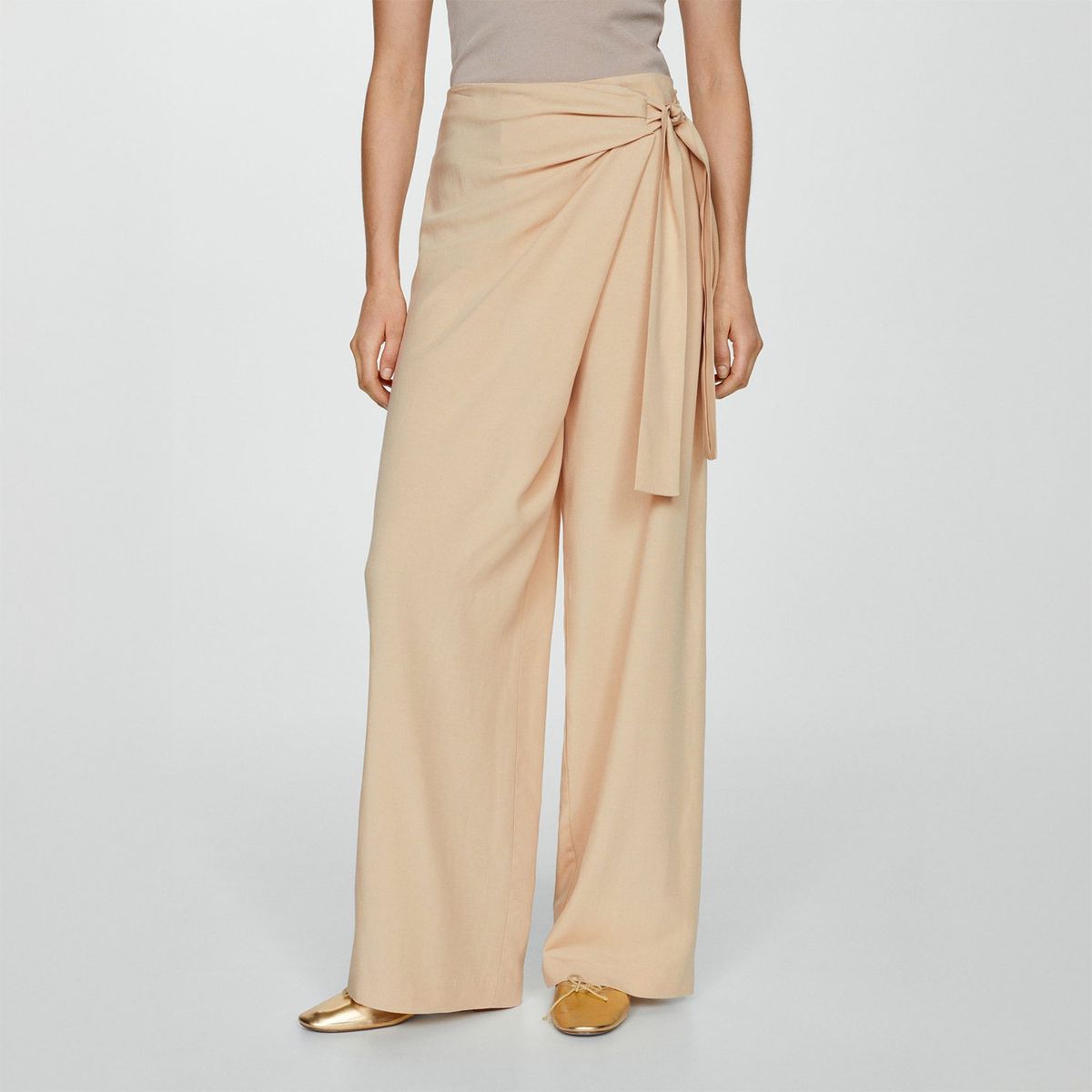 MANGO - Pantalón Straight Mujer Mango