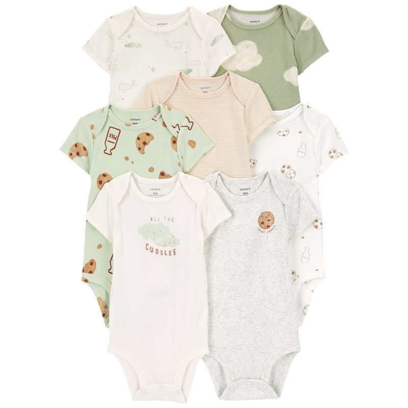 Bodies NAME IT Pack 3 - Bebé Unisex, Algodón Orgánico, Gris Claro