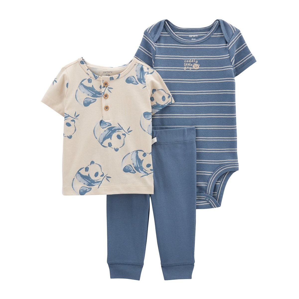 CARTER'S - Conjunto 3 Piezas Bebé Niño Algodón