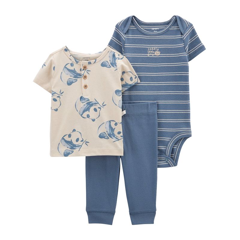 CARTER'S - Conjunto 3 Piezas Bebé Niño Algodón
