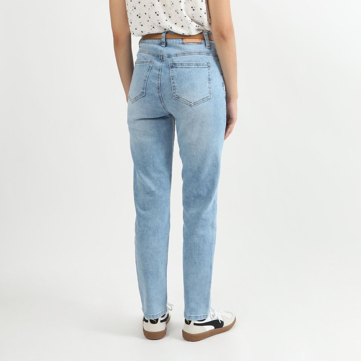 SYBILLA - Jean Mom Tiro Alto Mujer Sybilla