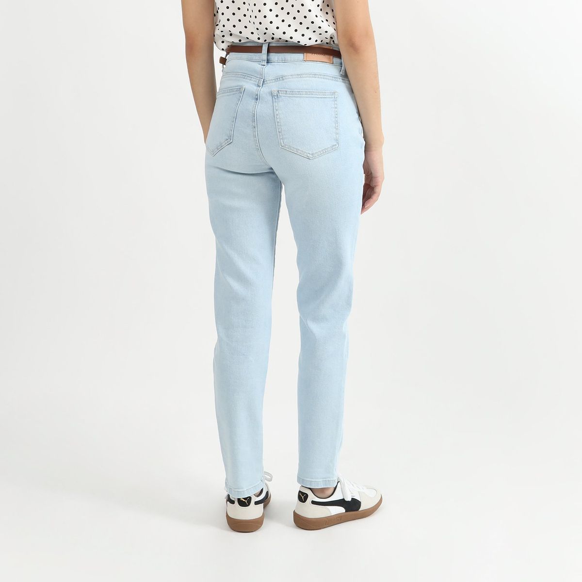 SYBILLA - Jean Mom Tiro Alto Mujer Sybilla