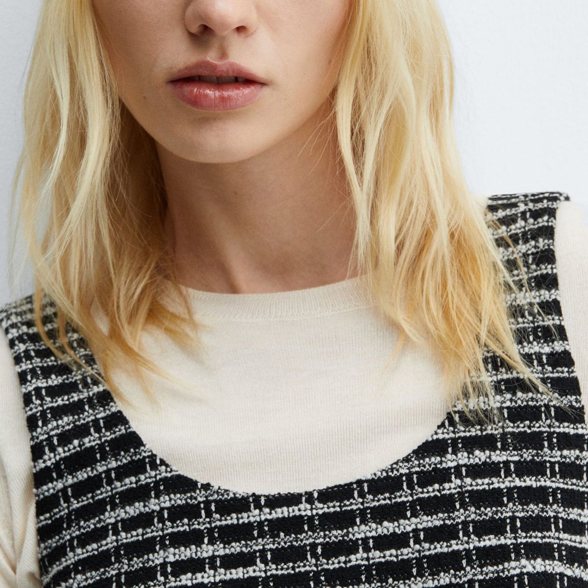 MANGO - Vestido Corto Negro Mujer Mango