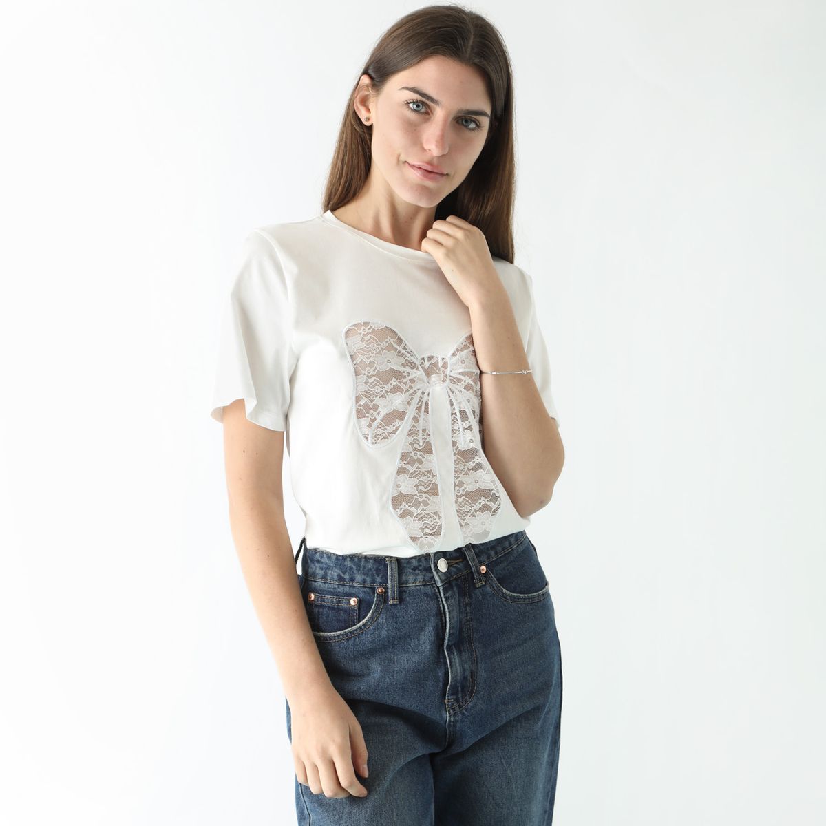 SYBILLA - Polo Oversize Lace