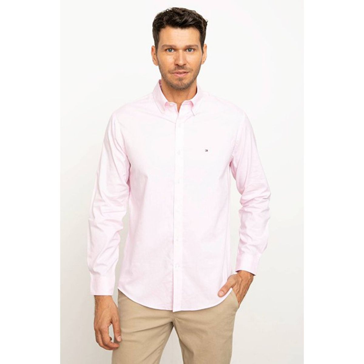 TOMMY HILFIGER - Camisa Manga Larga Algodón Hombre Tommy Hilfiger 