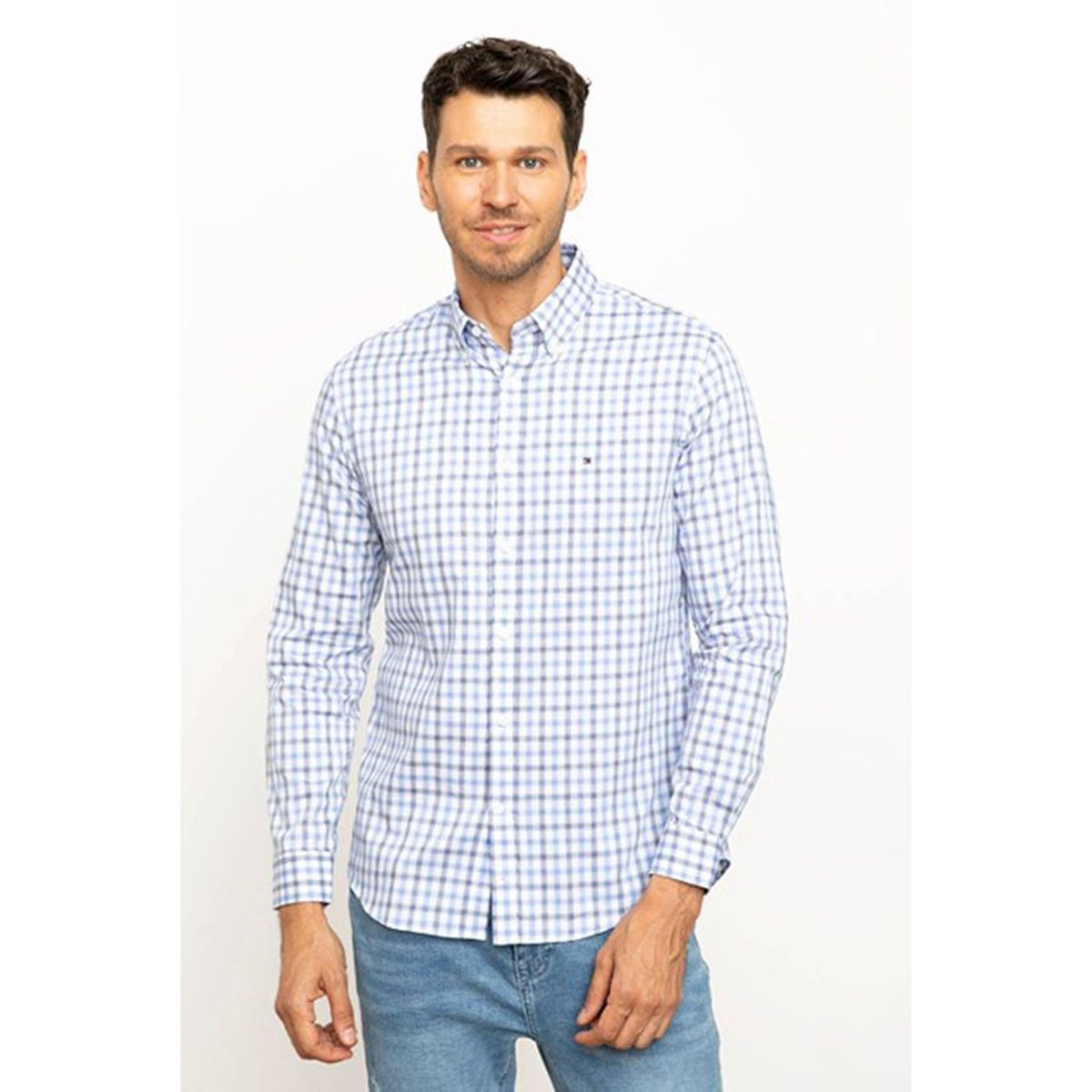 TOMMY HILFIGER - Camisa Manga Larga Algodón Hombre Tommy Hilfiger 