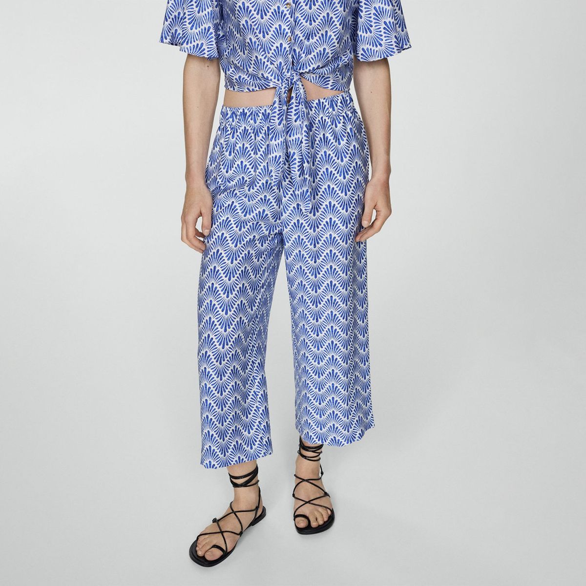 MANGO - Pantalón Mango Mujer Tiro Medio Casual