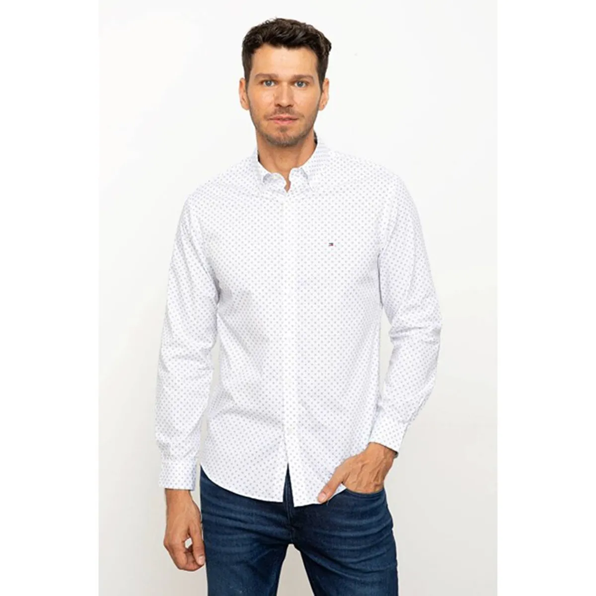 TOMMY HILFIGER - Camisa Manga Larga Algodón Hombre Tommy Hilfiger