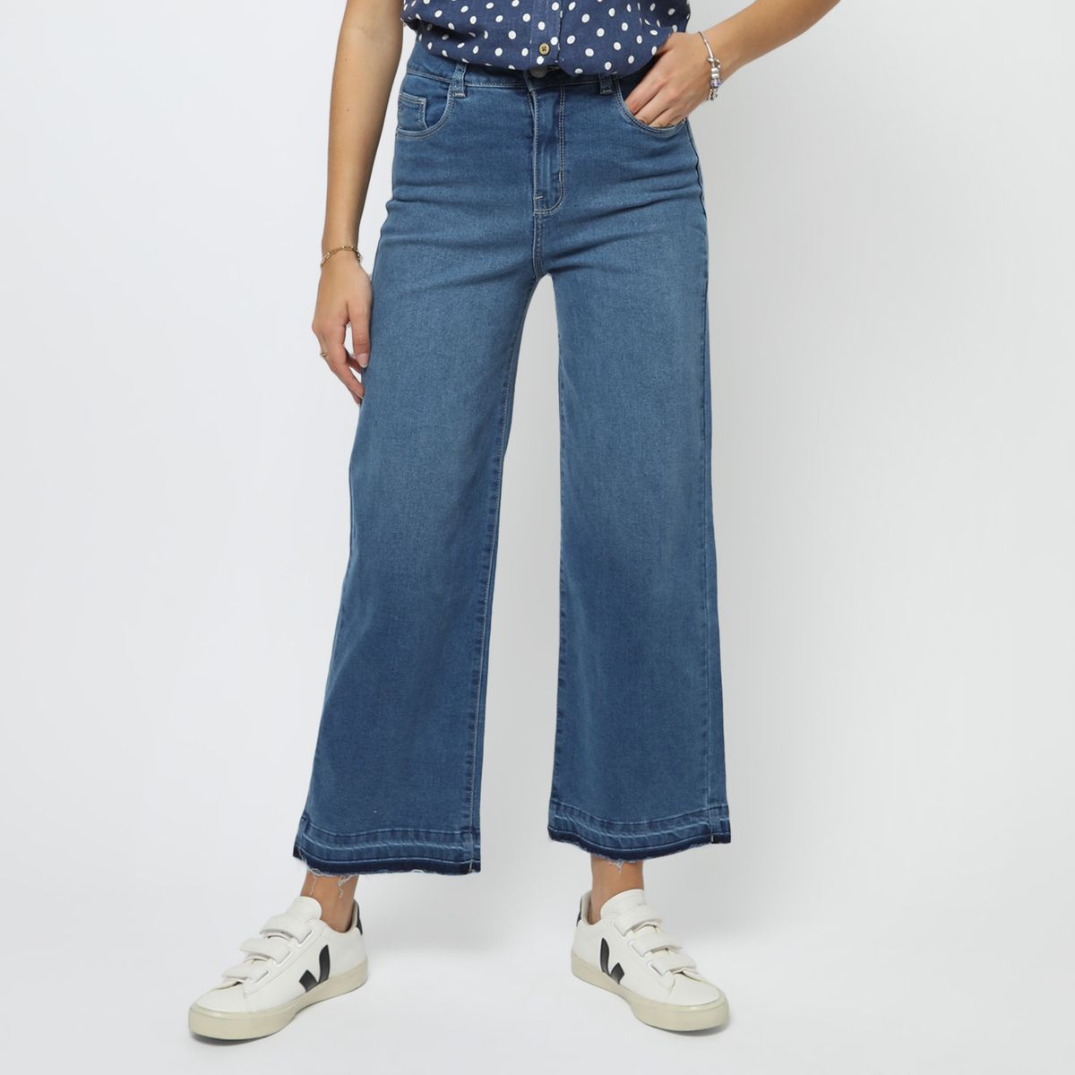 SYBILLA - Jean Straight Tiro Medio Mujer Sybilla