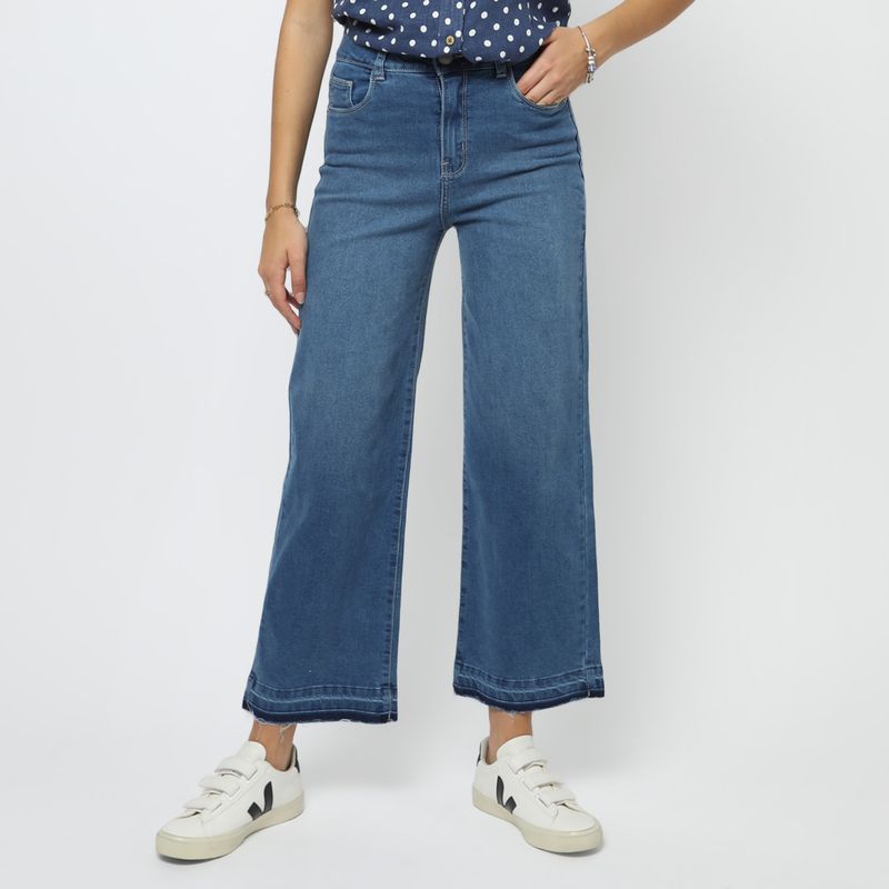 SYBILLA - Jean Straight Tiro Medio Mujer Sybilla