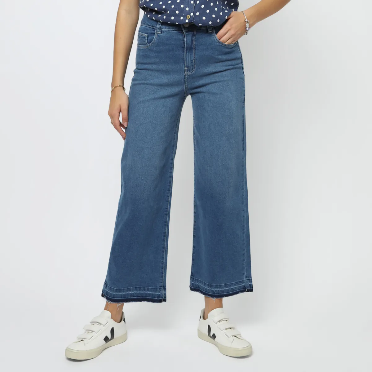 SYBILLA - Jean Straight Tiro Medio Mujer Sybilla