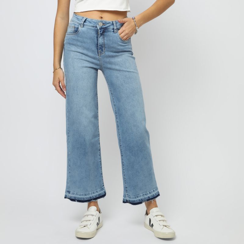 SYBILLA - Jean Straight Tiro Medio Mujer Sybilla