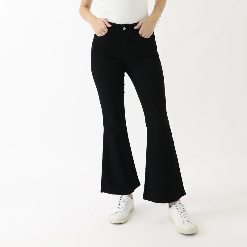 KAYRA POBLET - Jean Flare Tiro Alto Mujer Kayra Poblet