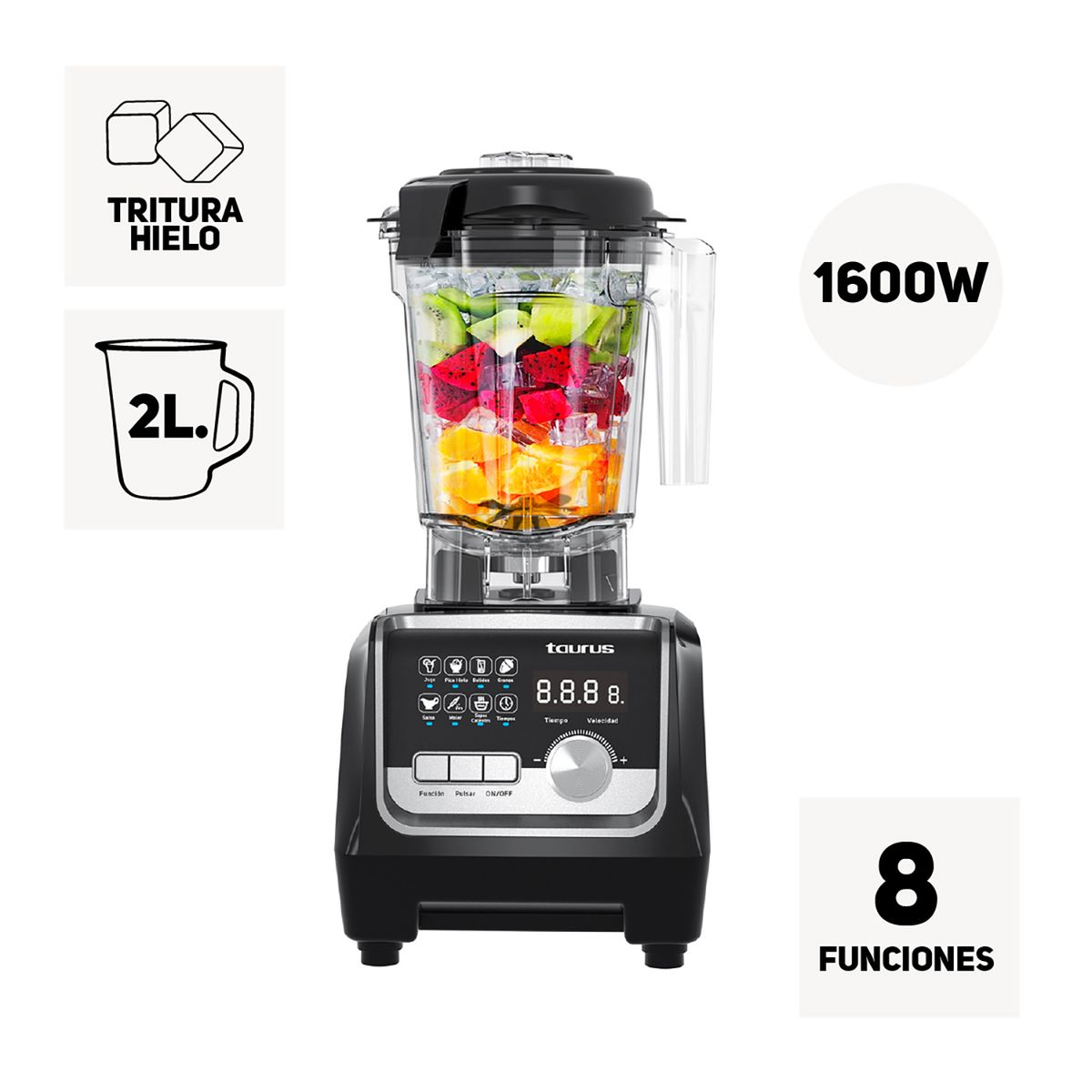 TAURUS - Licuadora 2L Elite Professional 1600W