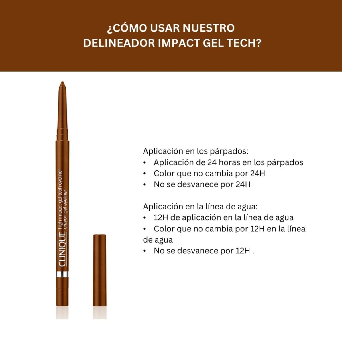 CLINIQUE - Delineador De Ojos High Impact Get Tech 