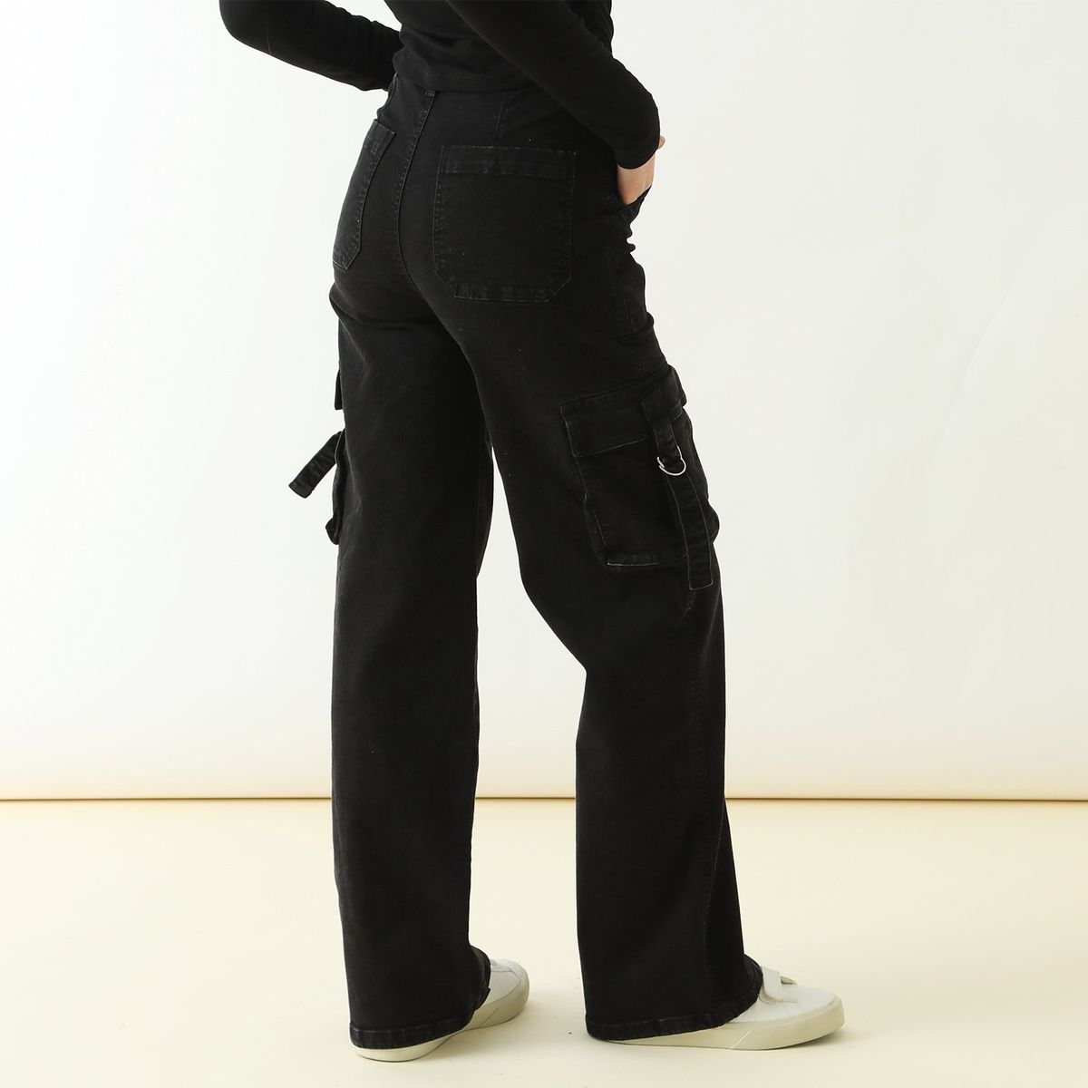 DENIMLAB - Jean Cargo Algodón Mujer Denimlab