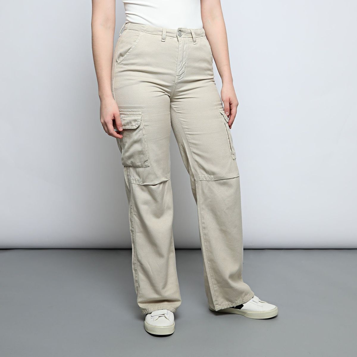 DENIMLAB - Pantalón Cargo Mujer Denimlab