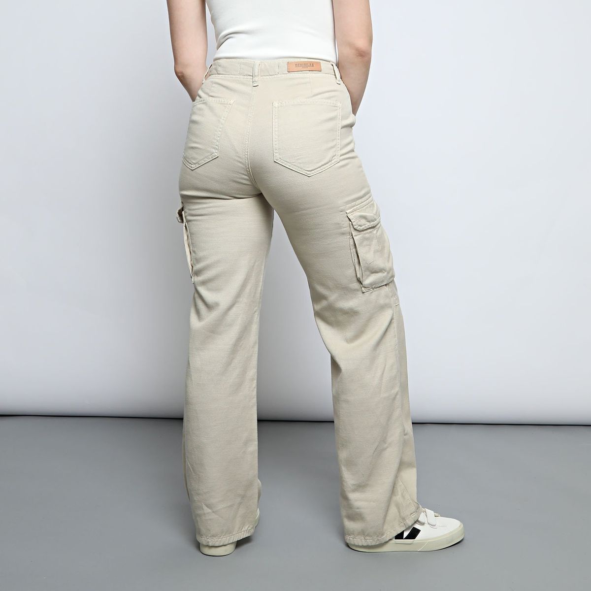 DENIMLAB - Pantalón Cargo Mujer Denimlab