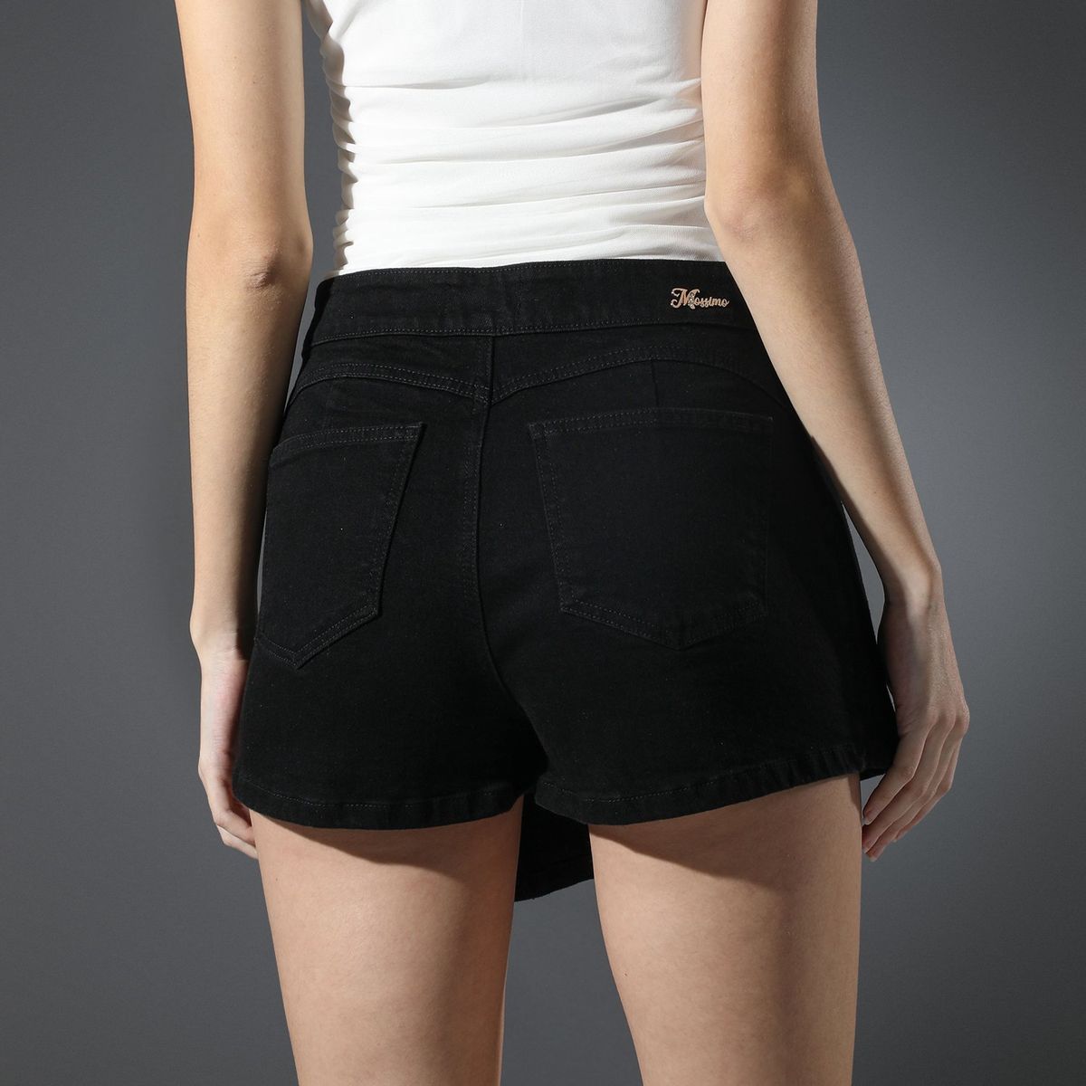 MOSSIMO - Falda Corta Denim Algodón Mossimo