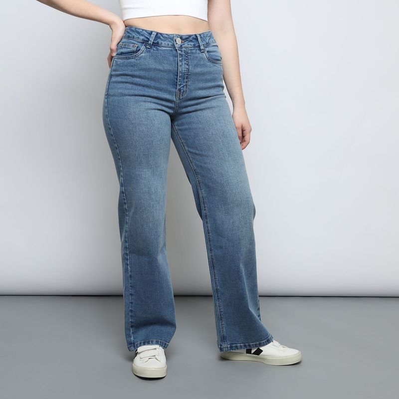 DENIMLAB - Jean Straight Algodón Mujer Denimlab