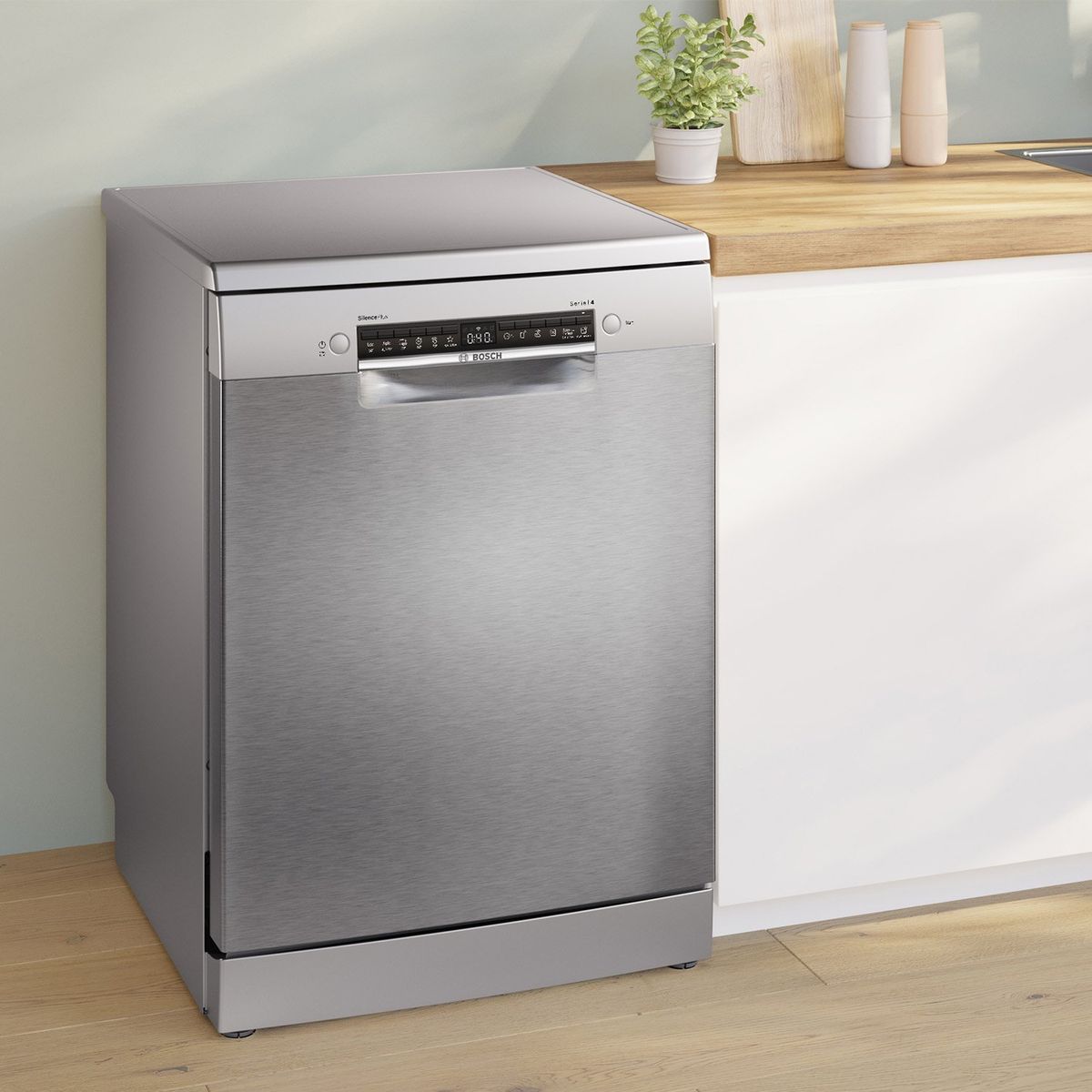 BOSCH - Lavavajillas Bosch Sms4emi06e 60cm Inox