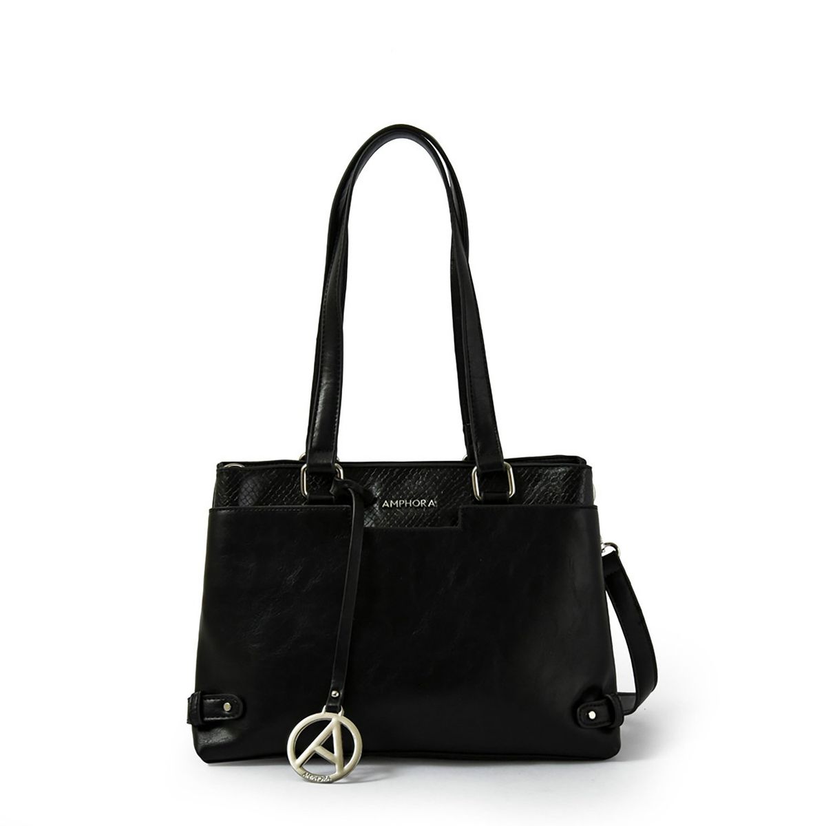AMPHORA - Cartera Malgaria Negro