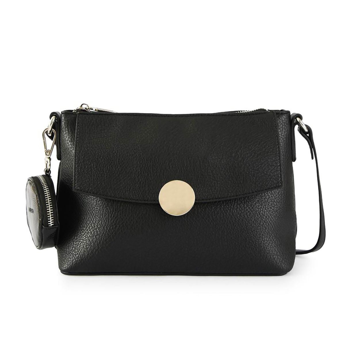 AMPHORA - Cartera Crossbody Bremen Negro