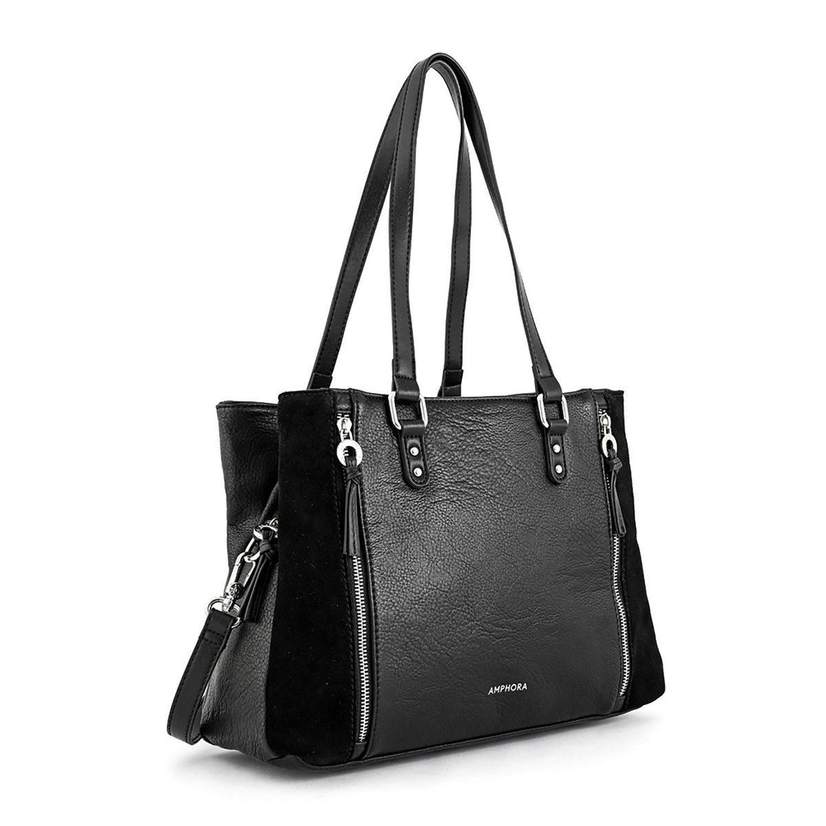 AMPHORA - Cartera Moreau Negro