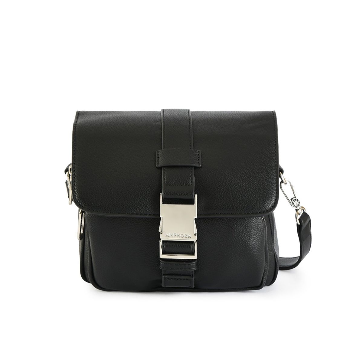 AMPHORA - Cartera Crossbody Faure Negro