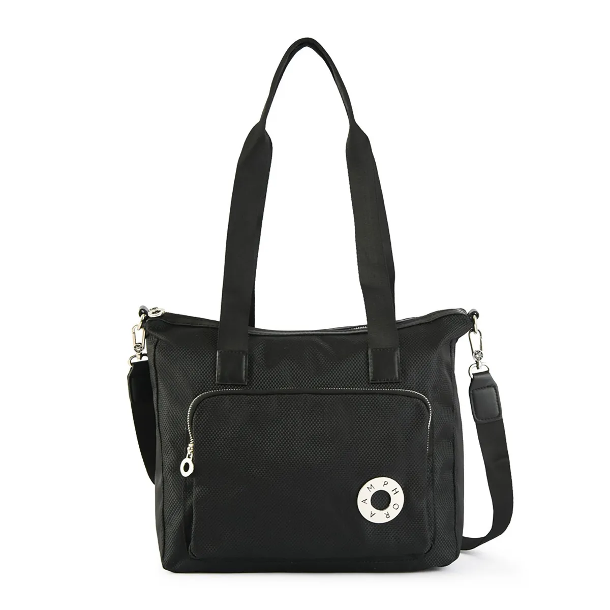 AMPHORA - Cartera Russo Negro