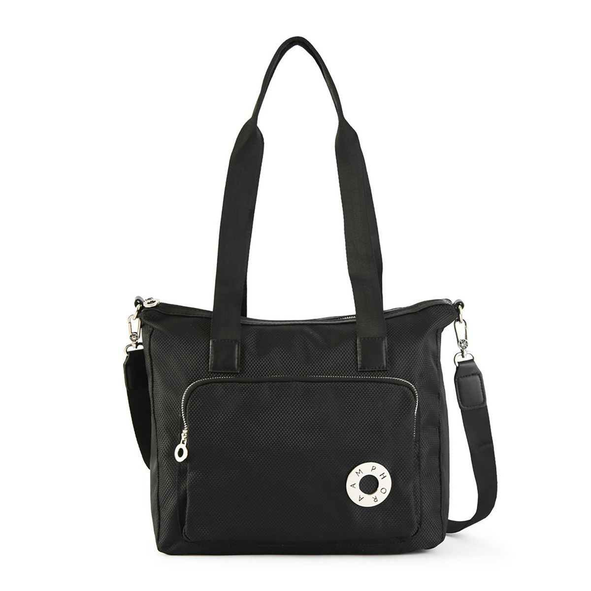 AMPHORA - Cartera Russo Negro