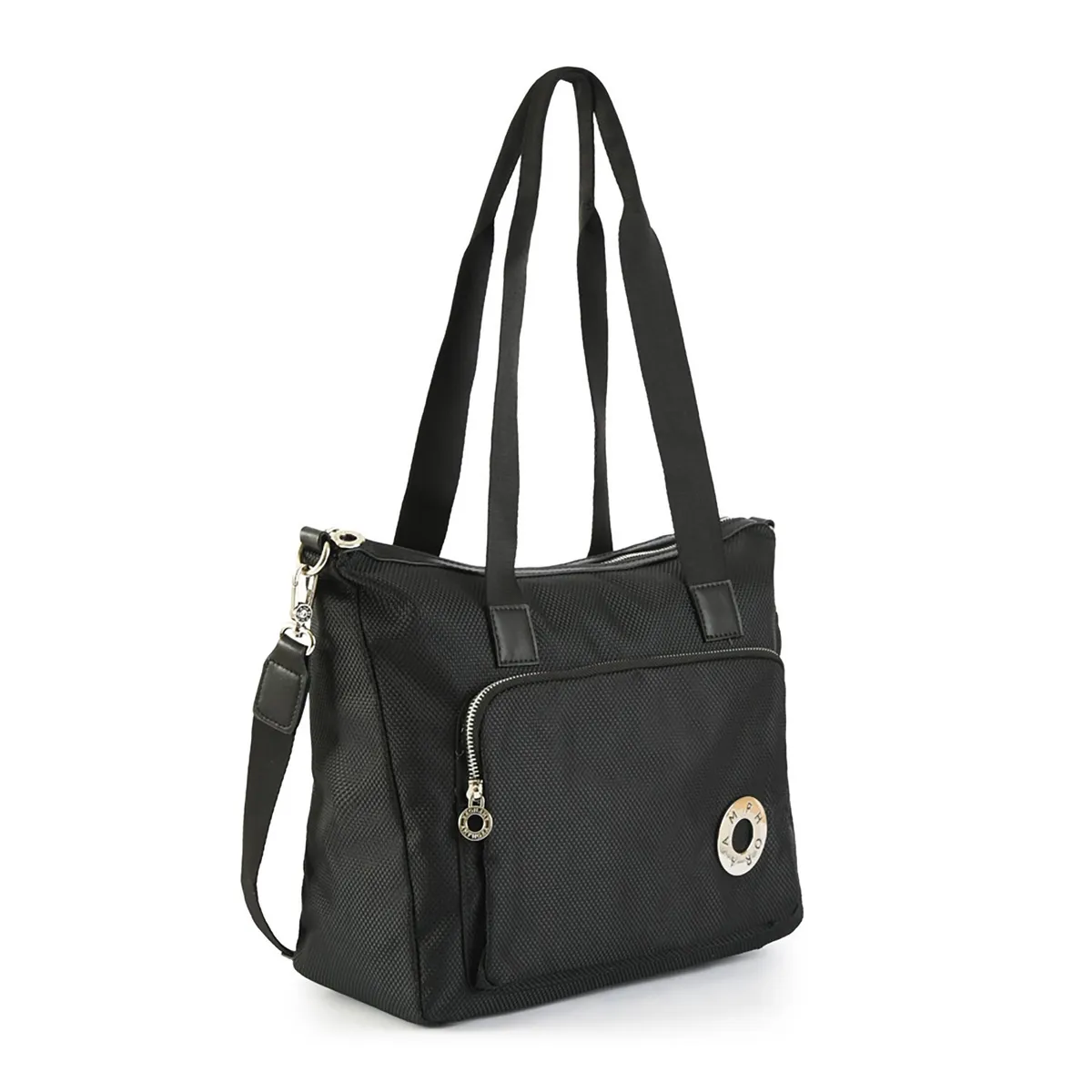 AMPHORA - Cartera Russo Negro