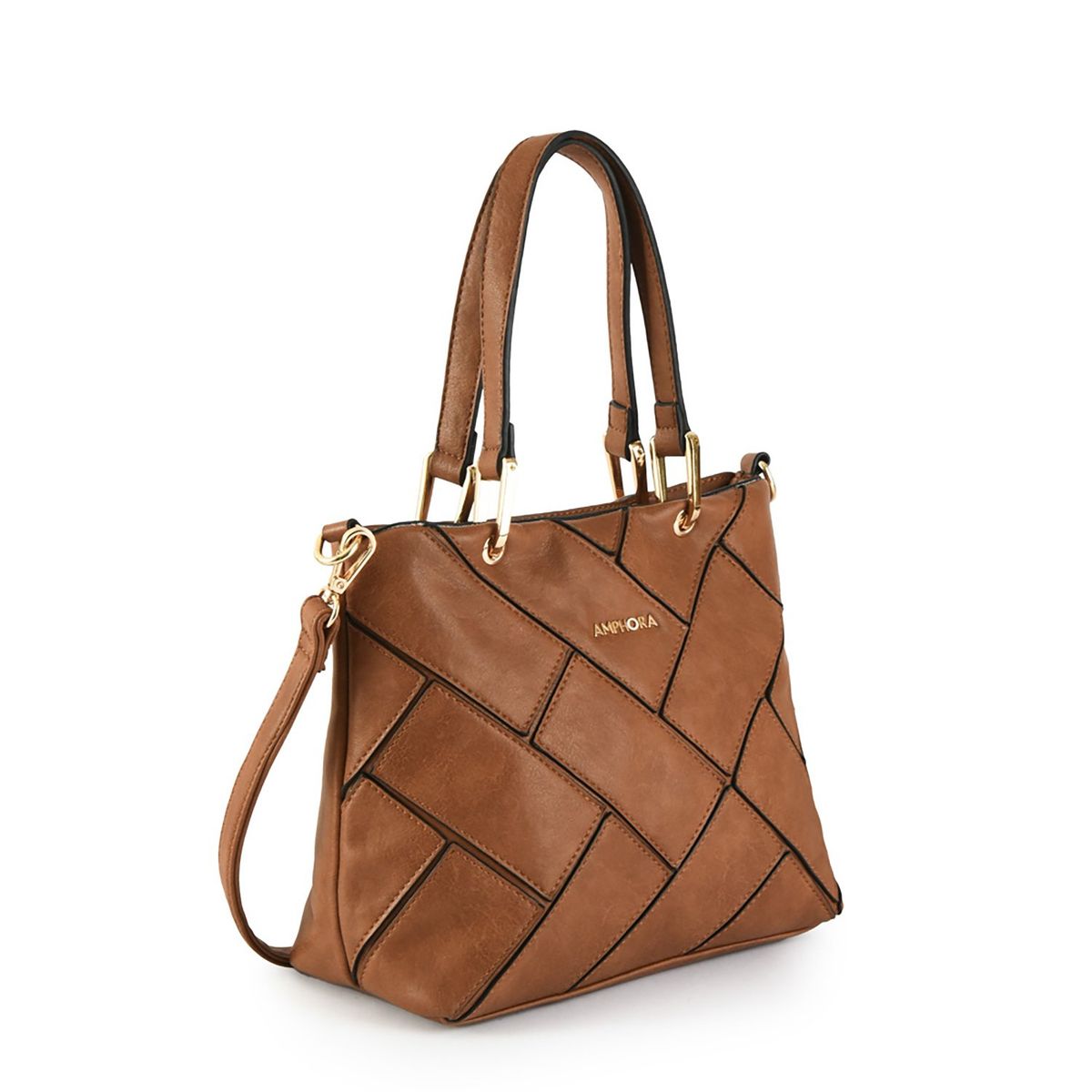 AMPHORA - Cartera Deluca Marron