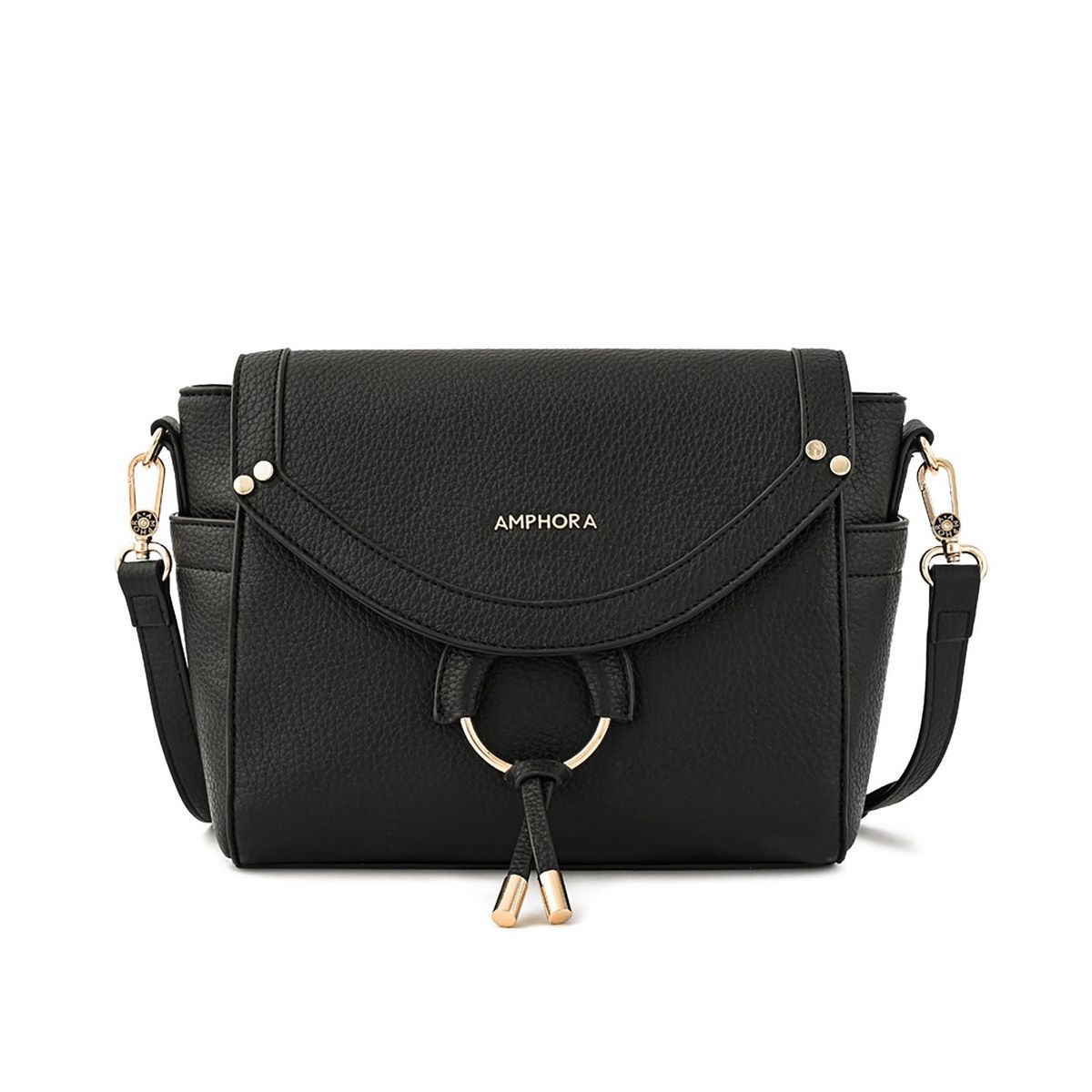 AMPHORA - Cartera Crossbody Estambul Negro