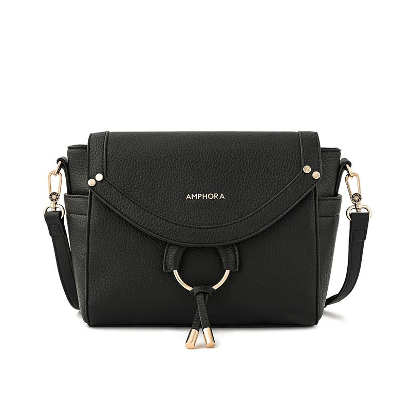 AMPHORA - Cartera Crossbody Estambul Negro
