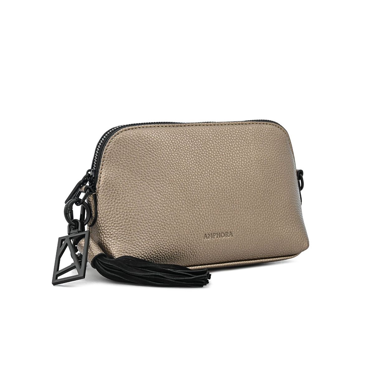 AMPHORA - Cartera Crossbody Ingrid Dorado