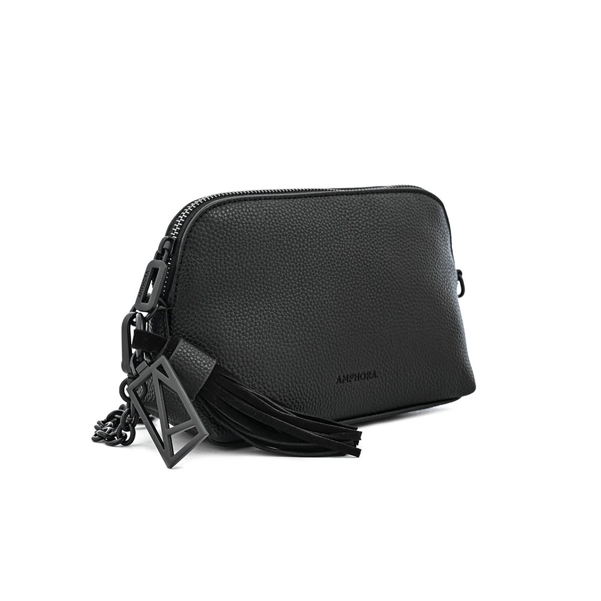 AMPHORA - Cartera Crossbody Ingrid Negro