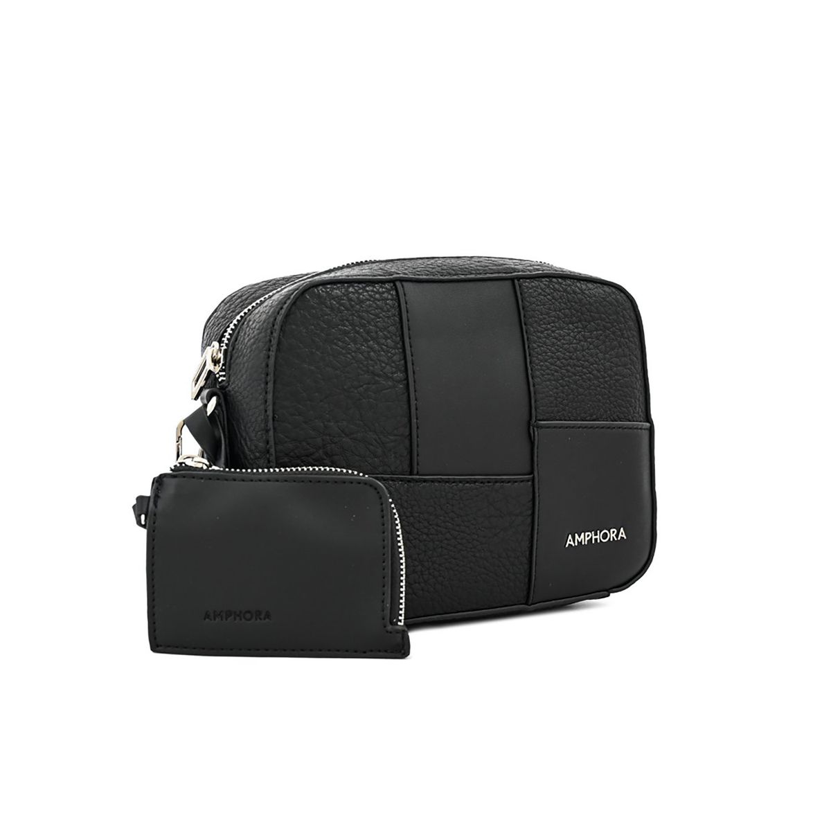 AMPHORA - Cartera Crossbody Lyra Negro