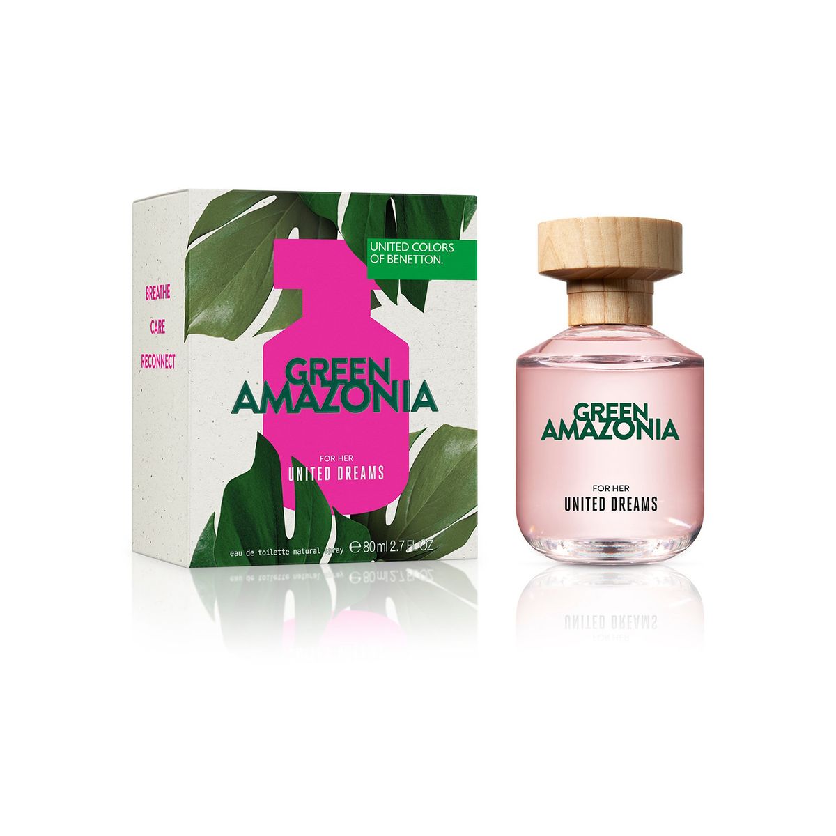 BENETTON - United Dreams Green Amazonia Fem Edt 80ml Mujer