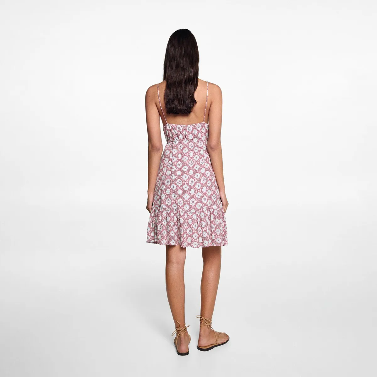 MANGO TEEN - Vestido Corto Casual Mujer Mango Teen