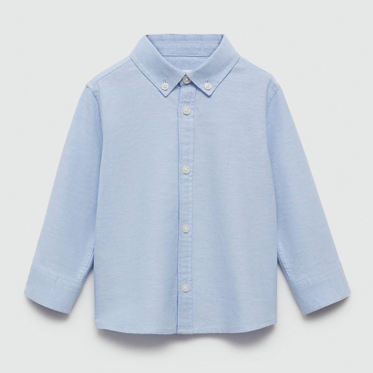 MANGO KIDS - Camisa Bebé Niño Manga Larga Algodón Mango Kids