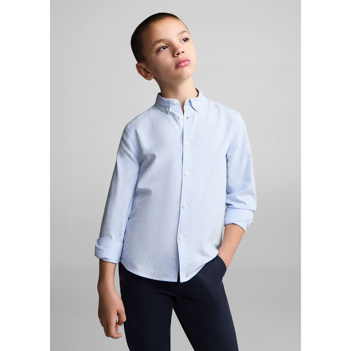 MANGO KIDS - Camisa Niño Algodón Mango Kids