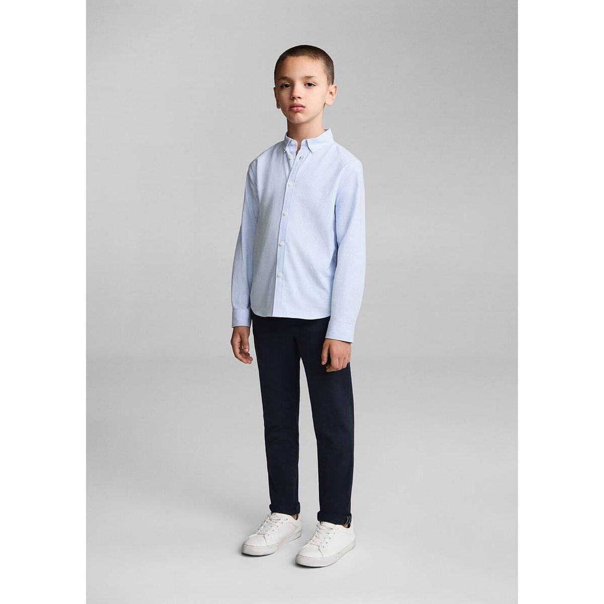 MANGO KIDS - Camisa Niño Algodón Mango Kids
