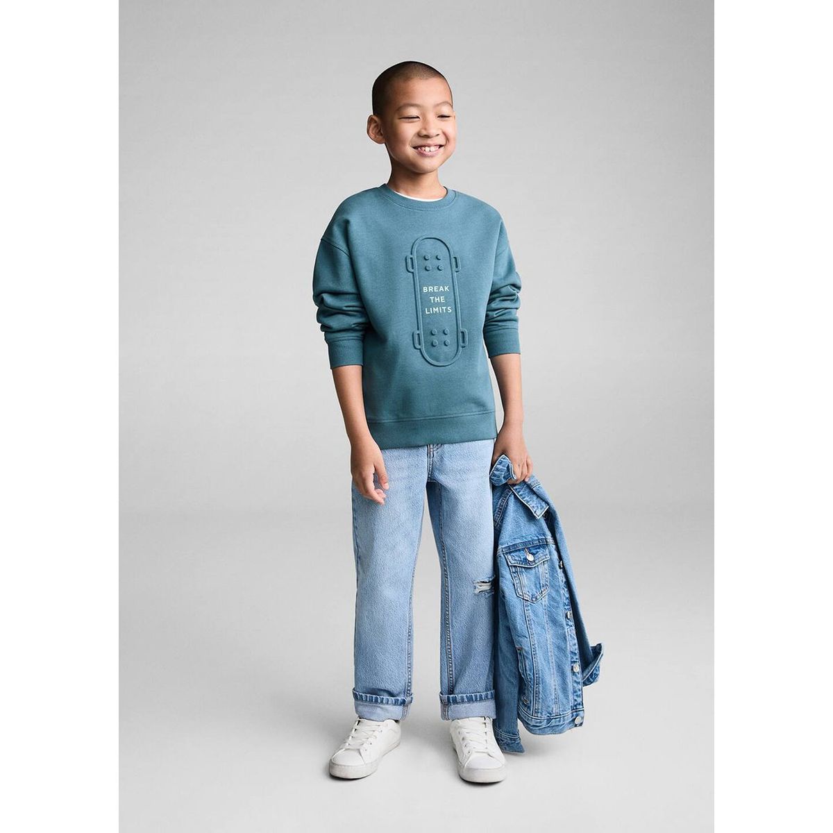 MANGO KIDS - Polera Niño Algodón Mango Kids