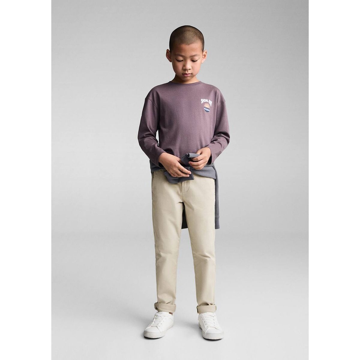 MANGO KIDS - Pantalón Niño Algodón Mango Kids