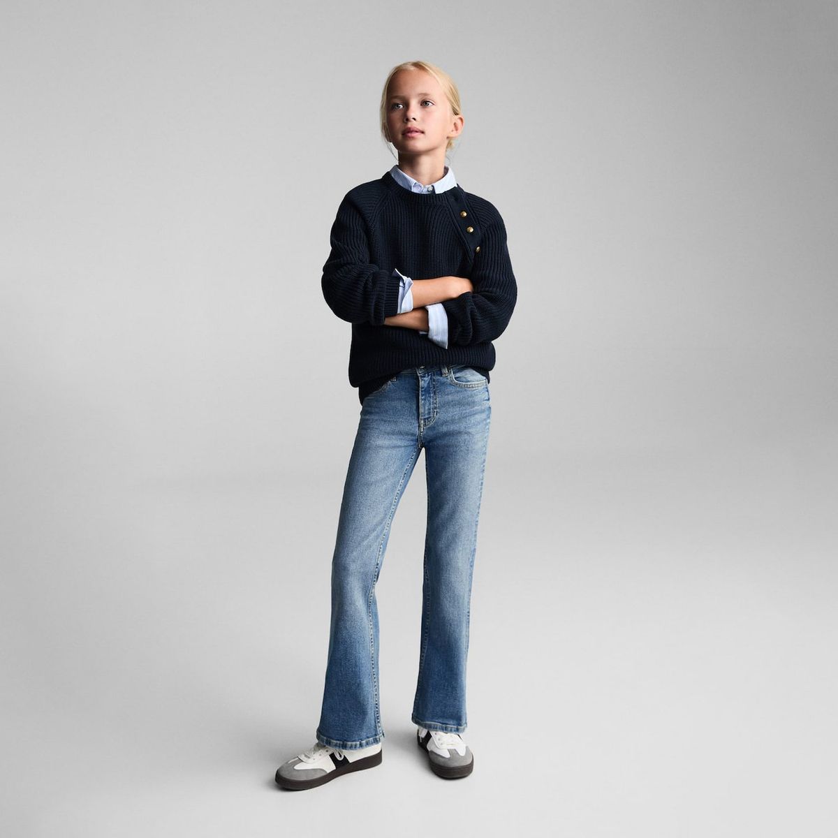 MANGO KIDS - Jean Niña Algodón Mango Kids