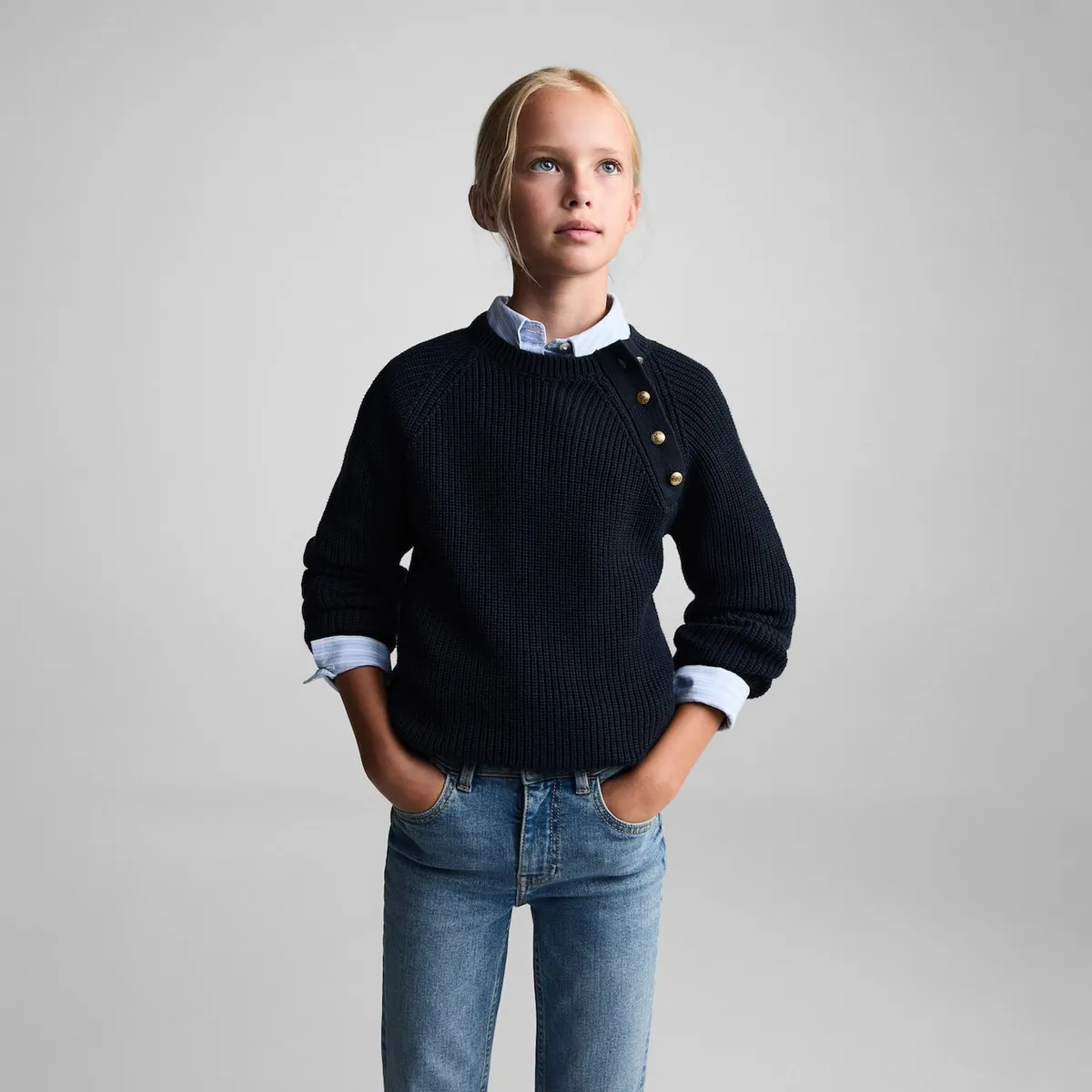 MANGO KIDS - Jean Niña Algodón Mango Kids