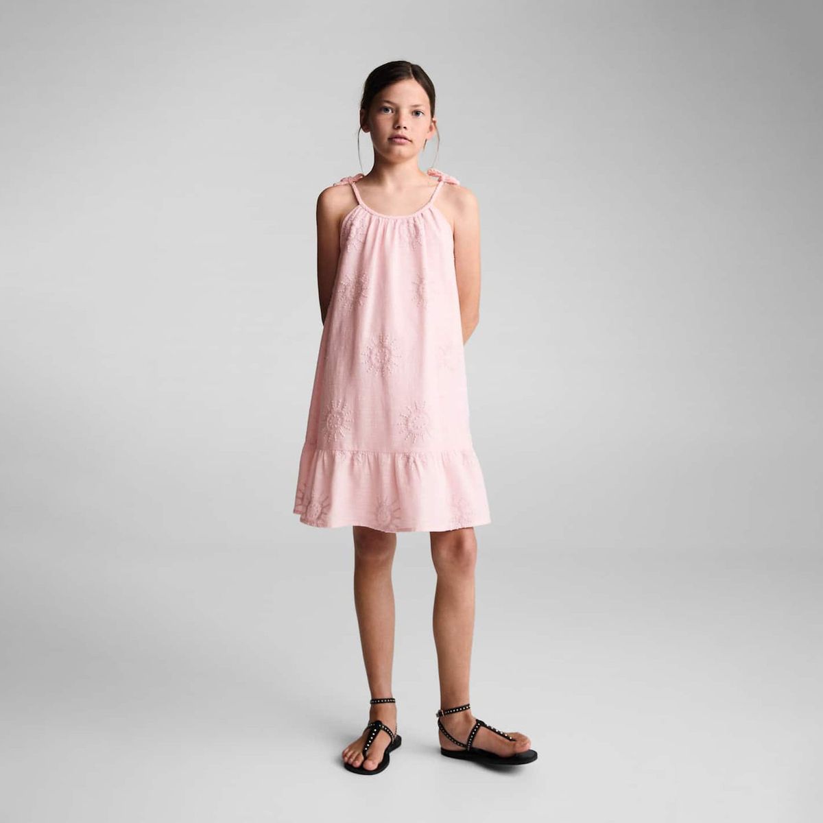 MANGO KIDS - Vestido Niña Algodón Mango Kids