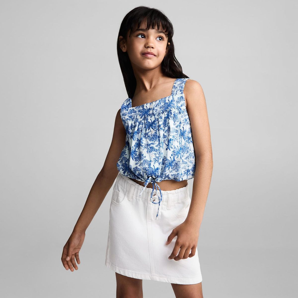 MANGO KIDS - Falda Niña Algodón Mango Kids