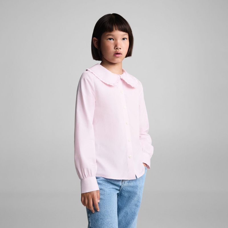 MANGO KIDS - Camisa Niña Algodón Mango Kids